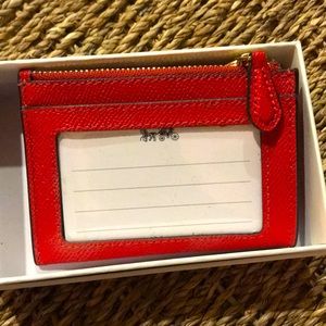 Coach mini ID wallet/ key chain